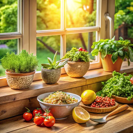 Tazón de Cebada y Verduras Asadas